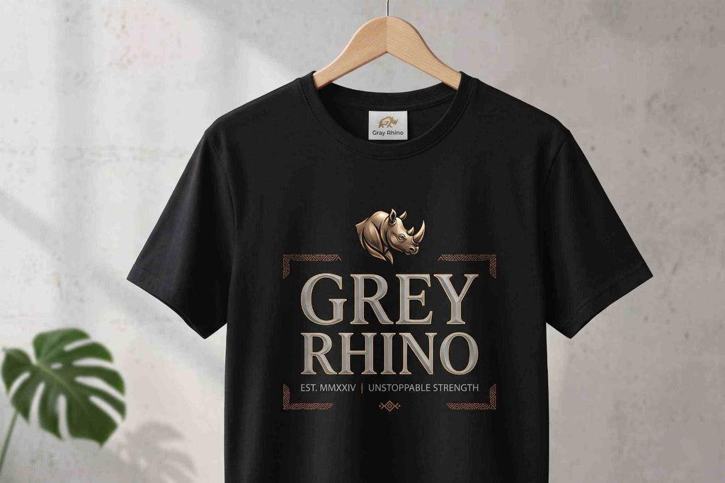 Grey Rhino Premium Cotton T-Shirt - Grey Rhino