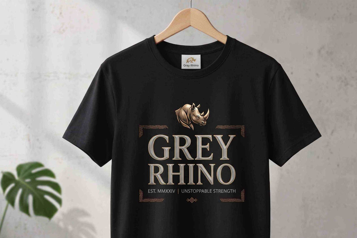 Grey Rhino Premium Cotton T-Shirt - Grey Rhino