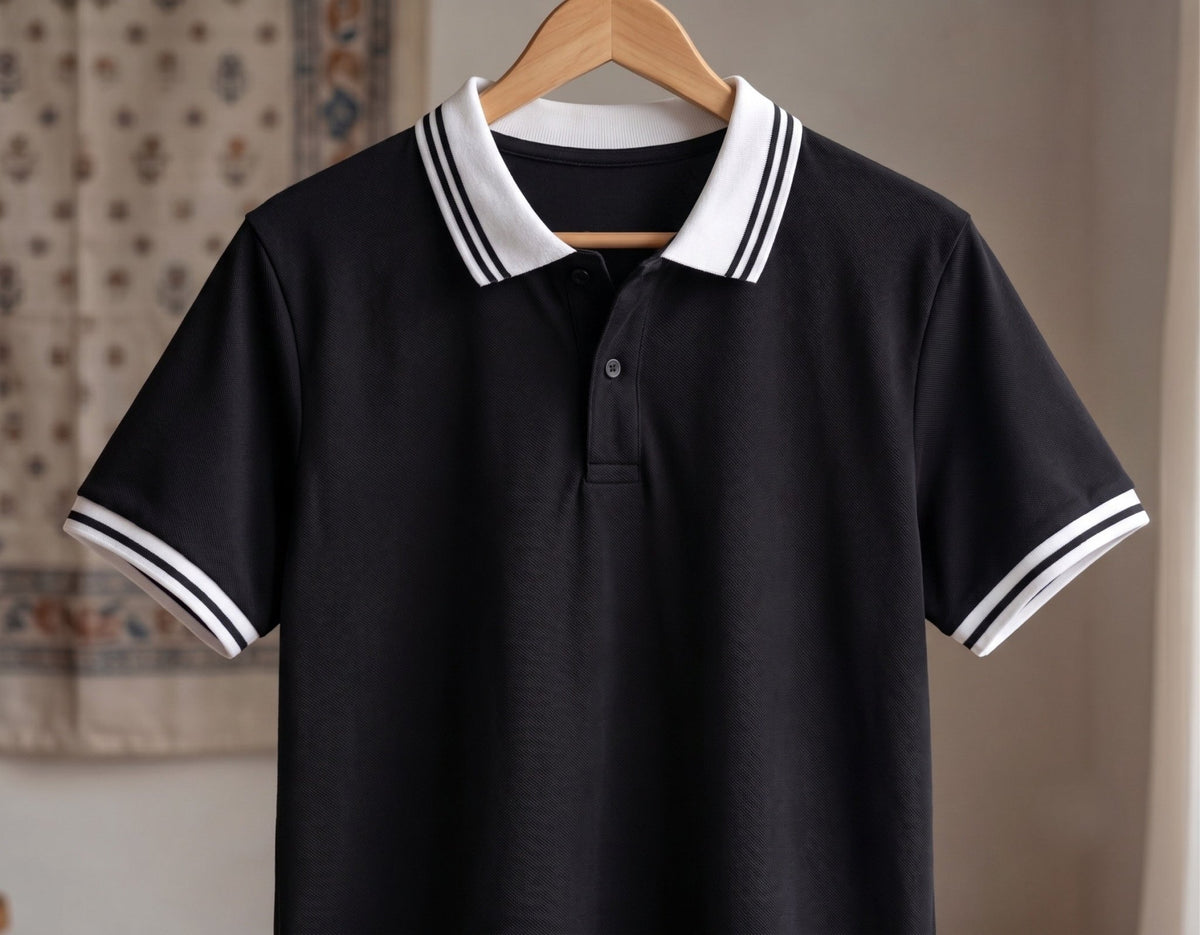 Grey Rhino Classic Tipped Polo T-Shirt - Grey Rhino
